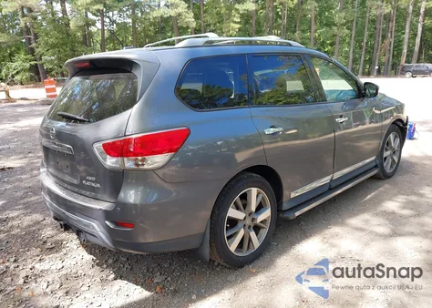 2015 Nissan Pathfinder Platinum from USA, damaged, VIN 5N1AR2MM7FC621449